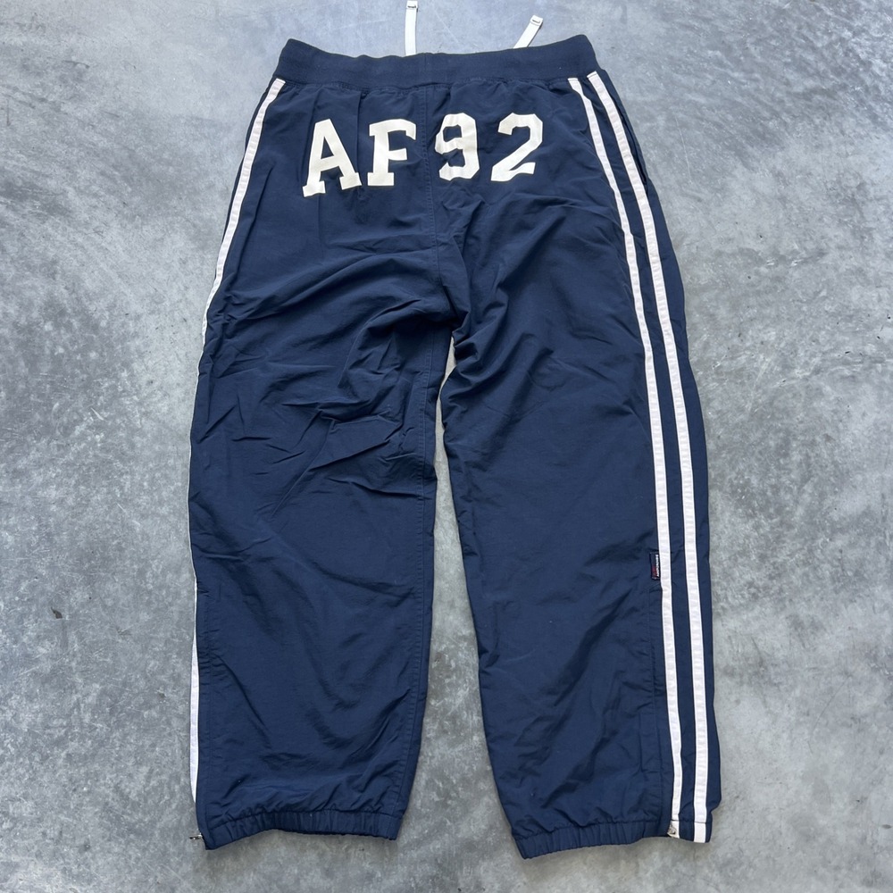 Abercrombie & Fitch Sized Oversize Joggers Blue Y2K  Drawstring - Picture 9 of 9